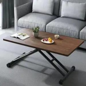 높이조절 리프트테이블 거실 승강 탁자 소파 거실용 원목 좌식 이동식 접이