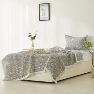 룸마이룸 포포 시어서커 리플 홑이불 SS /블랭킷