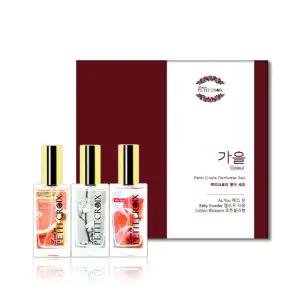 쁘티크로와 남녀공용 향수 기프트 세트 가을여성 여자 선물 하기좋은 꽃향 과일 향기 일기 답례품 국산
