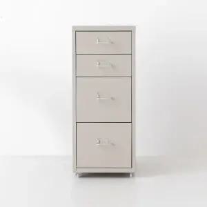 [아트박스]/마켓비 철제 서랍장 2.2단 이동식 서랍장 pink/white/gray