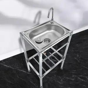 탕비실 싱크대 개수대 간이 세면대 주방용 원룸 사무실 하부장 스테인리스