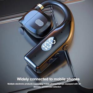 호환 싱글 이어폰, 긴 대기 시간, 비즈니스 헤드폰, 방수 모노 헤드셋, 야외 통화, 블루투스 5 3, 무선