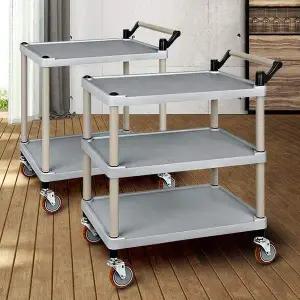 [에이치플러스몰]플라스틱써빙카트(신형) 다용도 식당 배식카 이동카트