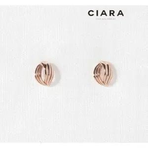 [씨아라]CIARA 14K GOLD Breno 쉘셰잎 심플 귀걸이