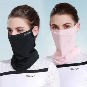 등산 쿨링 스포츠 커버 햇빛 골프 페이스 마스크 차단 귀걸이형