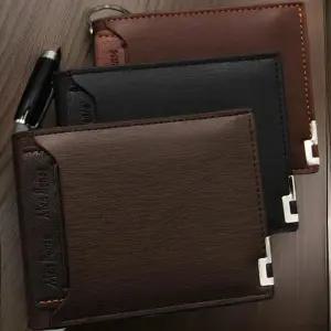 [옷자락]남성 스티치 베이직 카드홀더 데일리 반지갑