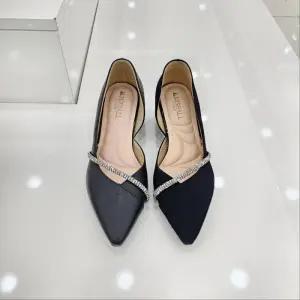 [탠디]by미셸 원단,소가죽소재 안쪽 트임 3cm굽 여성 펌프스 구두 123029 cc4_CC