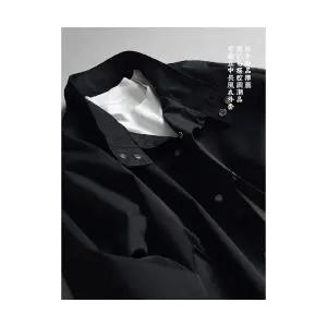 남성 트렌치 가을 슬림핏 하프 차이나 싱글 캐주얼 오버사이즈 칼라 코트 DUCHI3