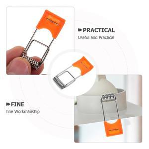 50pcs 램프 스프링 버클 통 고정 매입형 클립 임베디드 스포트라이트 플라스틱 패널 라이트