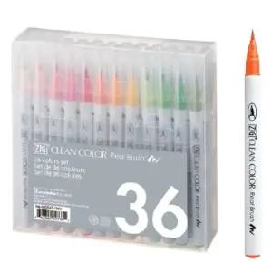 화방 지그 쿠레타케 리얼브러쉬 36색