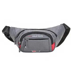 [옷자락]남성용 캐주얼 지퍼 크로스백 운동용 허리띠형 수납가방