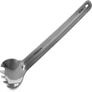 구세주 서바이벌 기어 티타늄 스포크 - 경량 다목적 롱 핸들 캠핑 배낭 여행 도구