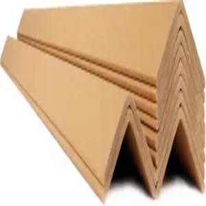 배송용 GlintFy 판지 가장자리 보호기 - 2 W x D 48 L 팔레트 모서리 V자형 상자 포장 브라운 .12Ga