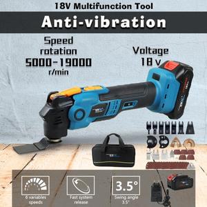 Newone-무선 20V 퀵릴리스 진동 도구, 다기능 방지, MAKITA 18V 리노베이터 트리머와 호환 가능