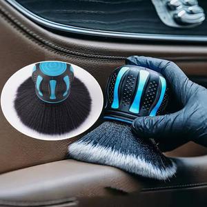 초극세모 자동차 브러쉬 인체공학적 손잡이 XL 청소 합성 차량 먼지 틈새 내외부