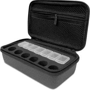 6개의 바이알 슬롯이 있는 인슐린 펩타이드 여행 케이스 - 10ml 병에 맞는 주사 약물용 컴팩트 정리함