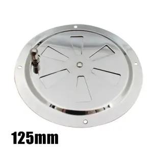 125mm 조정 가능한 에어 벤트 그릴 환기 원형 배기 스테인레스 스틸 해양 액세서리
