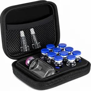 아셀레직 펩타이드 케이스 10 x 3ml BAC 바이알 워터 GLP1 보관 냉장고 냉동 메쉬 포켓 포함 일반