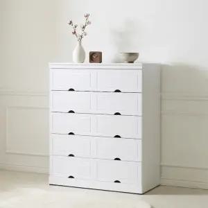 에코베스트 네오 5단 서랍장 안방 옷 수납 드레스룸 정리함 1000