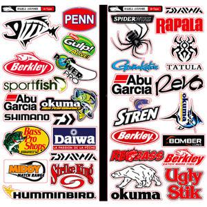 FS 피싱로고 스티커세트-Printing 바다 낚시 보트