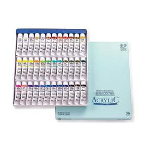[신한] 아크릴물감 36색 20ml 전문가용 / 개