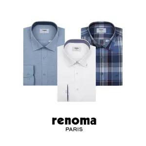 [레노마](타임스퀘어점패션관)[일반핏][슬림핏]구김 적고 착용감 좋은 사계절 긴소매 셔츠 16종 택1
