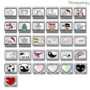 [노미네이션]컴포저블 클래식 심볼 에나멜,실버 링크 330204 (택1) 남자팔찌 여자팔찌 팔찌선물