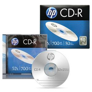 공CD / 공씨디 / 52배속 700MB / HP CD-R / 슬림 10장 개별케이스 / 50장 벌크 (2종택1)