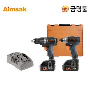 아임삭 BL18TX7 충전콤보세트 18V 5.0AH 2팩 BL모터 햄머+임팩드라이버렌치세트