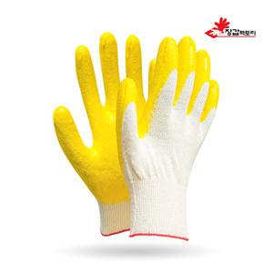 국산 황코팅장갑 13G 100켤레 노랑코팅장갑