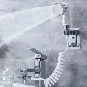 자유회전 만능 세면대수전 머리감기 싱크대 샤워헤드