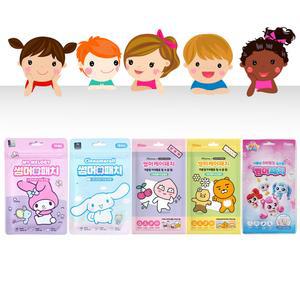 썸머패치 스티커 5개/여러가지 캐릭터 혼합 남아 여아 기피제 퇴치기 스티커
