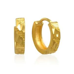 [골드모아][ 골드모아 ]순금 링귀걸이 3.75g [콤비 사선컷팅 원터치].