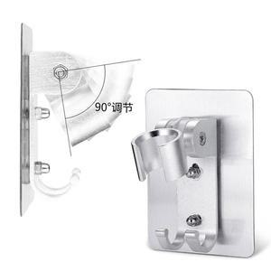 접착식 샤워기 거치대, 샤워기홀더 각도조절 타월거치