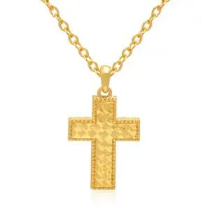 [골드모아]순금 십자가 목걸이 11.25g 24K [샤인 컷팅]