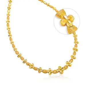 [골드모아]여자 순금 목걸이 37.5g [꽃잎 클로버]