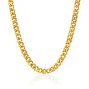 [골드모아]순금 목걸이 18.75g 24K [고방 민줄 체인]