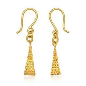 [골드모아]순금 귀걸이 3.75g [메쉬 피라미드]