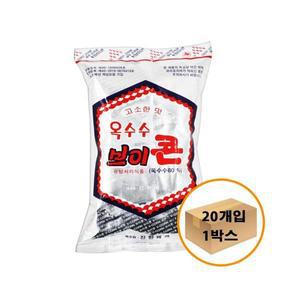 진한제과 옥수수 브이콘 100g 20개입 1박스 추억과자