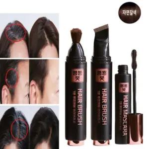 뿅뿅붓 골드 뿌리염색 부분염색약 새치커버 마스카라 새치붓 6종