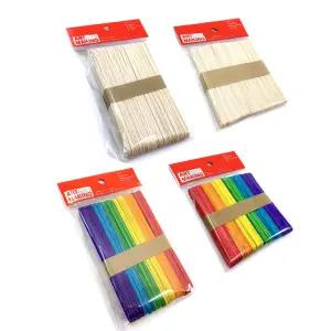 하드바.원목 칼라 아이스크림막대 스틱만들기재료