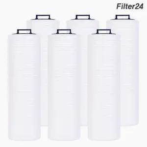 듀벨 몬스터필터 수도애 F15 연수기 리필필터 호환 고급형 6개 SET [정품 대비 20% 두께 UP]