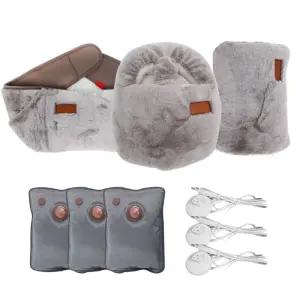 3종 SET 밍크 충전식 온수 찜질기 온열 전기 찜질팩