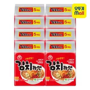 [본사직영] 오뚜기 김치라면 120g, 40개