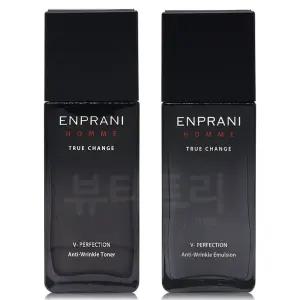 엔프라니 옴므 브이퍼펙션 안티링클 토너+에멀젼 단품세트