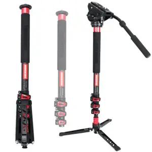 HORUSBENNU HVD-GX32V 카본 모노포드+MV-90F비디오헤드