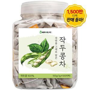 이너블릭 작두콩차 100티백 PLA 친환경 필터 1500만 티백 판매 돌파