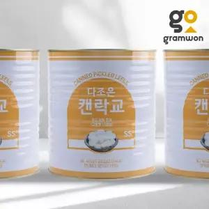 다조은락교 2S 3kgX6캔 이엔 일식 락교 대용량 업소용 반찬