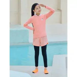 [탑텐키즈](의정부점)24년 SS 여아) 반집업 래쉬가드 셋업 MKE5IP2401