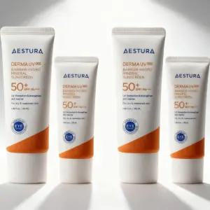 에스트라 더마 유브이365 장벽수분 무기자차 선크림40ml+20ml x2개 SPF50 저자극